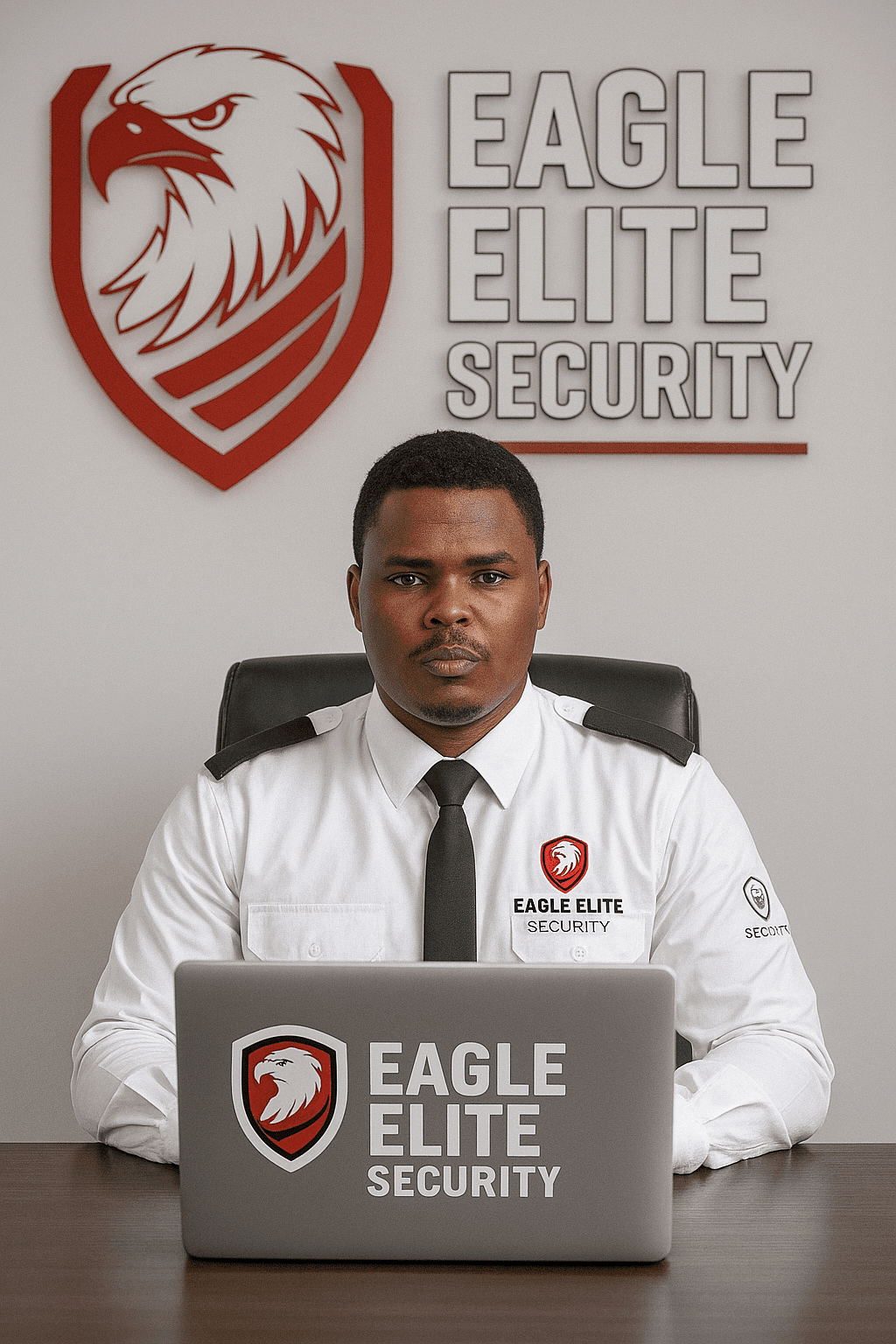 Group of diverse security guards standing together