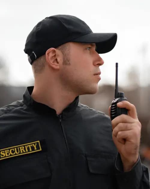 Security Guard with Radio